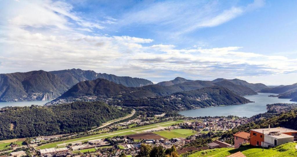 The View Cademario Lake Lugano Apartment With Private Parking & Self Check-In Εξωτερικό φωτογραφία